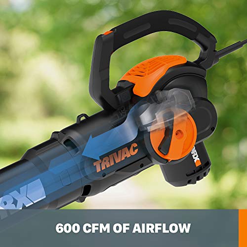 WORX WG512 Trivac 2.0 Electric 12-amp 3-in-1 Vacuum Blower/Mulcher...