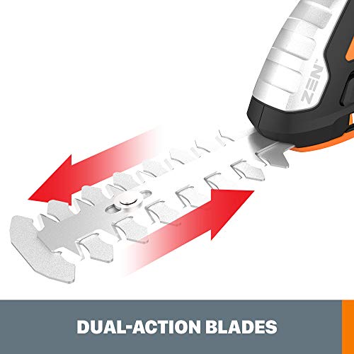 Worx WG801 20V Shear Shrubber Trimmer, Battery and Charger Include...