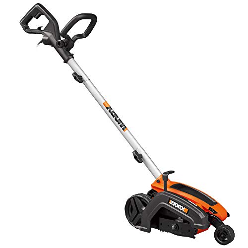 WORX WG896 12 Amp 7.5 Electric Lawn Edger & Trencher, 7.5in, Oran...