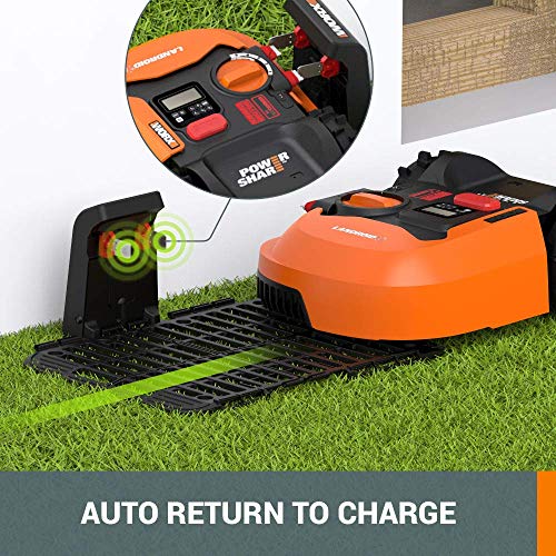 Worx WR140 Landroid M 20V Power Share Robotic Lawn Mower,Orange