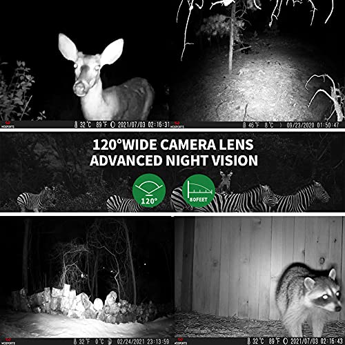 Trail Camera,30MP 1920P FHD 0.2S Trigger Motion Activated,Game Hun...