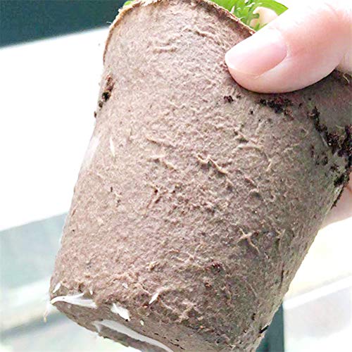 Wouier Seed Pots,Plant Starter Pots,Peat Pots Seedling Herb Seed S...