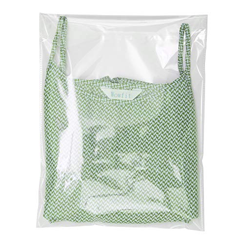 Wowfit 100 Count 10x13 inches Clear Cellophane Plastic Bags, Resea...