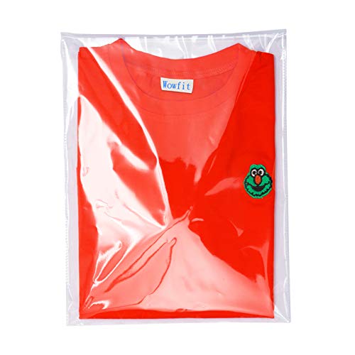 Wowfit 100 Count 10x13 inches Clear Cellophane Plastic Bags, Resea...