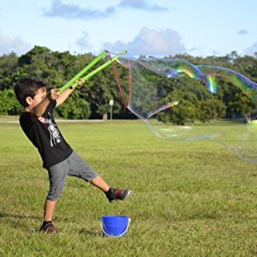 WOWMAZING Giant Bubble Kit: Kit Plus: 7-Piece Set Great Value - ...