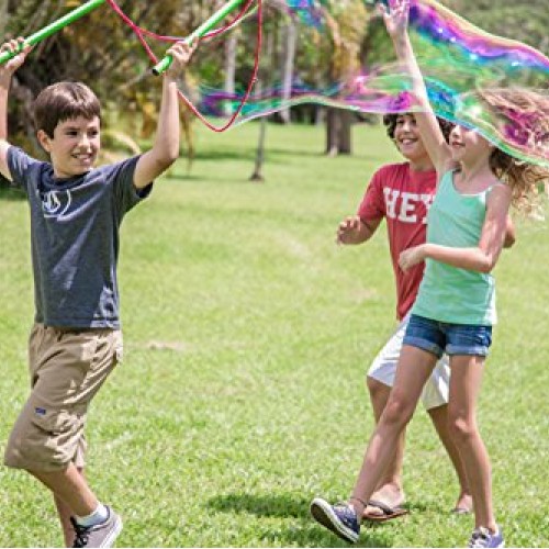WOWMAZING Giant Bubble Kit: Kit Plus: 7-Piece Set Great Value - ...