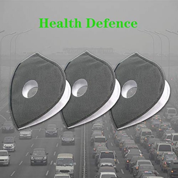 Replacement Parts, Active Carbon Filters for Mesh or Neoprene Mask...