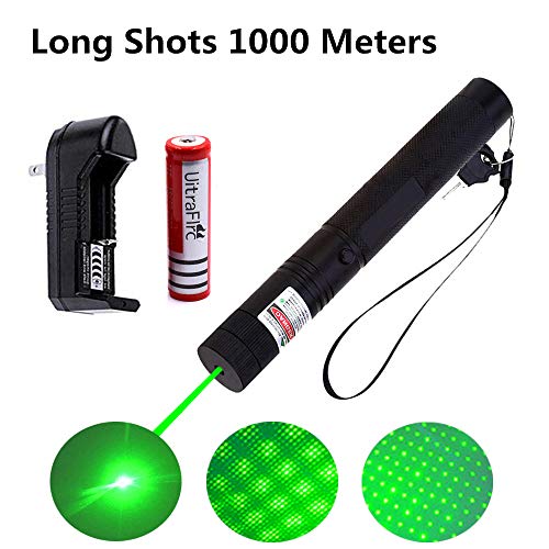 WQFXYZ Green Light Pointer High Power Visible Beam with Adjustable...