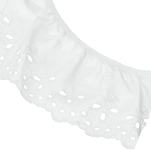 Wright Products Simplicity Floral Eyelet 2-5/8X10yd, White