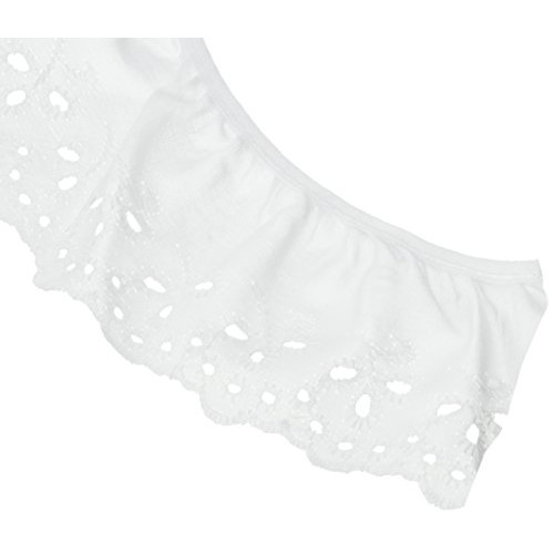 Wright Products Simplicity Floral Eyelet 2-5/8X10yd, White