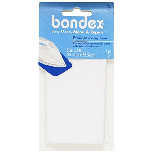Wrights 230002030B Iron-On Mending Fabric 6-1/2X14-White