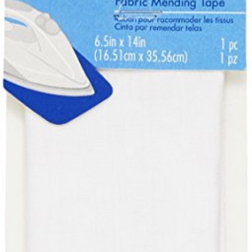 Wrights 230002030B Iron-On Mending Fabric 6-1/2X14-White