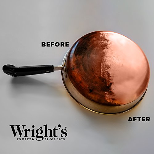Wrights Copper and Brass Cream Cleaner - 8 Ounce - 6 Pack - Gentl...