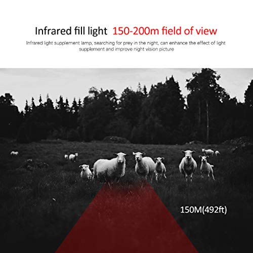 WSHA 850nm Infrared Digital Night Vision Riflescopes with Night Sc...