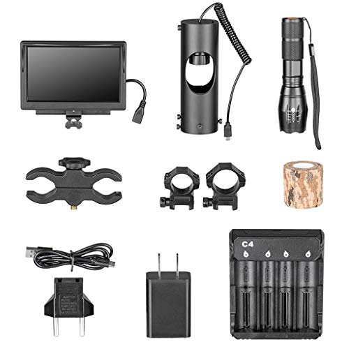 WSHA 850nm Infrared Digital Night Vision Riflescopes with Night Sc...