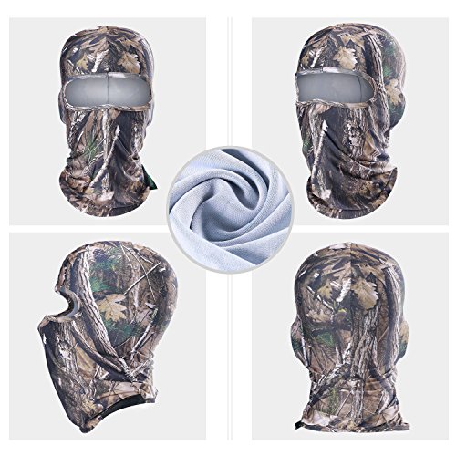 WTACTFUL 1 Pack - Breathable Camouflage Balaclava Helmet Liner Fac...