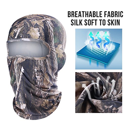 WTACTFUL 1 Pack - Breathable Camouflage Balaclava Helmet Liner Fac...