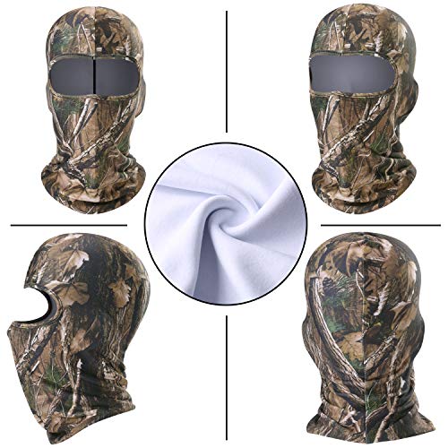 WTACTFUL 1 Pack - Fleece Camouflage Balaclava Neck Warmer Face Mas...