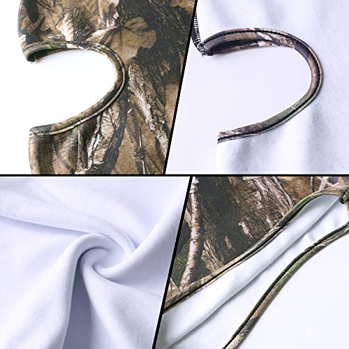 WTACTFUL 1 Pack - Fleece Camouflage Balaclava Neck Warmer Face Mas...