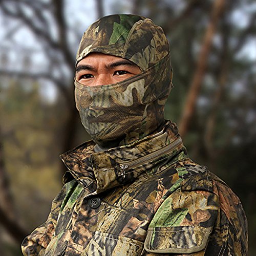 WTACTFUL Camouflage Balaclava Hood Ninja Outdoor Cycling Motorcycl...