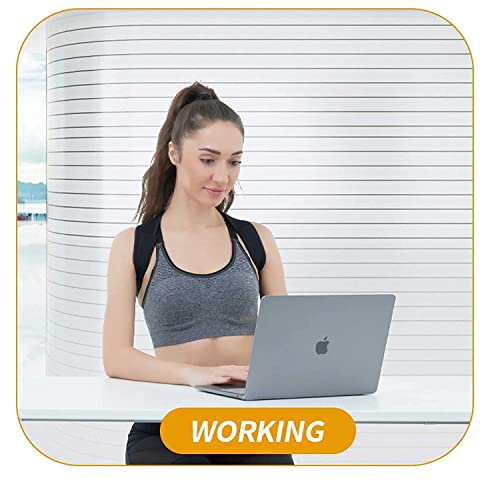 Posture Corrector for Women and Men,Adjustable Upper Back Brace, B...