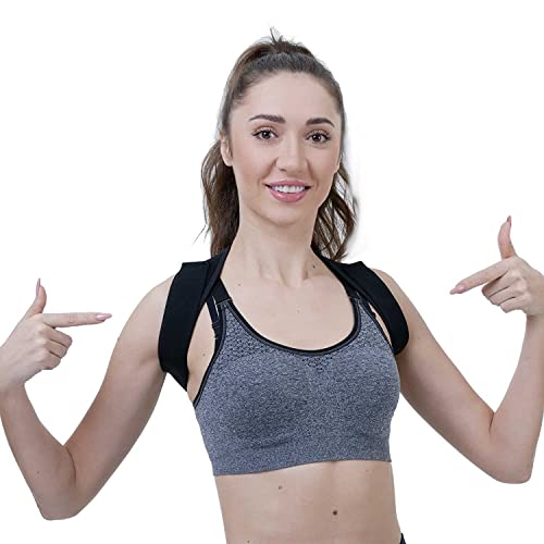 Posture Corrector for Women and Men,Adjustable Upper Back Brace, B...