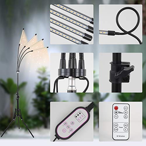 LED Plant Grow Light with Stand,WTINTELL LED Grow Light Full Spect...