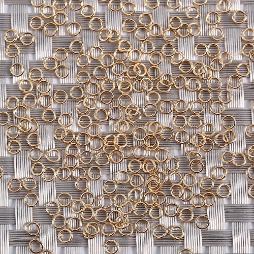 WUBOECE 1000 Pieces 4mm Open Jump Rings Jewelry DIY Findings for C...