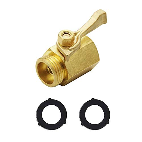 Brass Shut Off Ball Valve 3/4 Inch Heavy Duty Shut Off Valve 2 Pac...