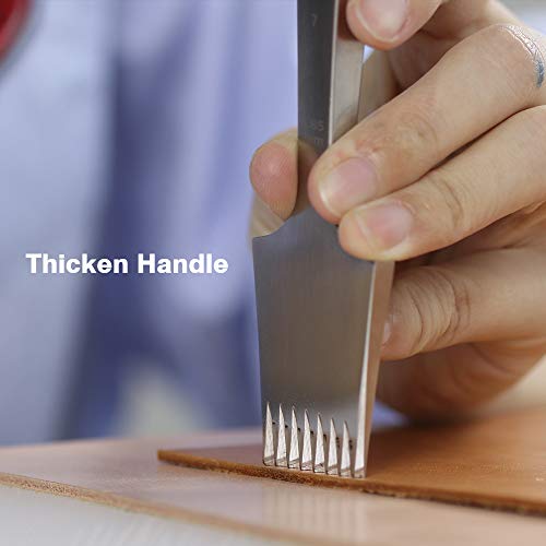 WUTA Leather Die-Steel Chisel Leather Hole Punch French Style Pric...