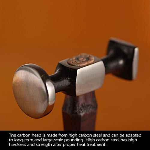 WUTA Leather Steel Hammer Original Design Carbon Steel Double Head...