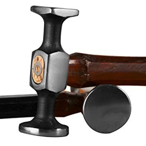 WUTA Leather Steel Hammer Original Design Carbon Steel Double Head...