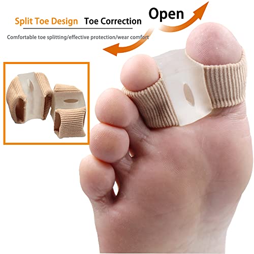 Toe Straightener-Soft and Skin Friendly Hammertoe Corrector, Doubl...