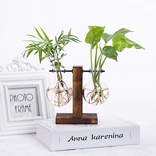 WUWEOT 3 Pack Air Planter Glass Planter Bulb Vase, Air Plant Terra...