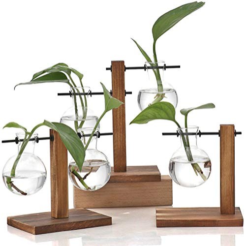 WUWEOT 3 Pack Air Planter Glass Planter Bulb Vase, Air Plant Terra...