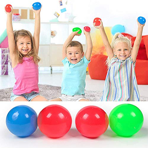 WXLAA 3Pcs Sticky Balls for Ceiling Wall Stress Relief Dodgeball G...