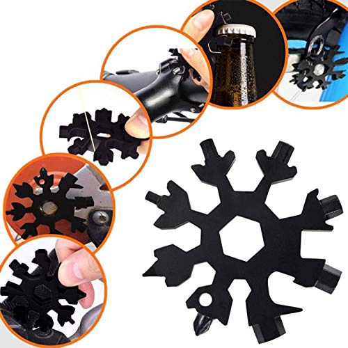 18-in-1 Snowflake Multi-Tools Portable Pocket Tool Wrench Ratchet ...
