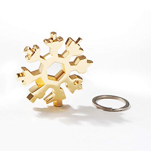 18-in-1 Snowflake Multi-Tools Portable Pocket Tool Wrench Ratchet ...