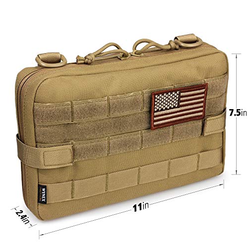 WYNEX Tactical Admin Molle Pouch, Medical EDC EMT Utility Bag Shel...