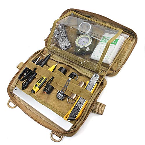 WYNEX Tactical Admin Molle Pouch, Medical EDC EMT Utility Bag Shel...