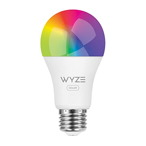Wyze Bulb Color, 1100 Lumen WiFi RGB and Tunable White A19 Smart B...