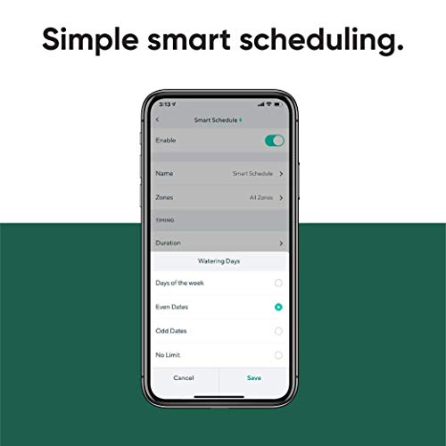 WYZE Sprinkler Controller, 8-Zone WiFi Smart Sprinkler Controller ...