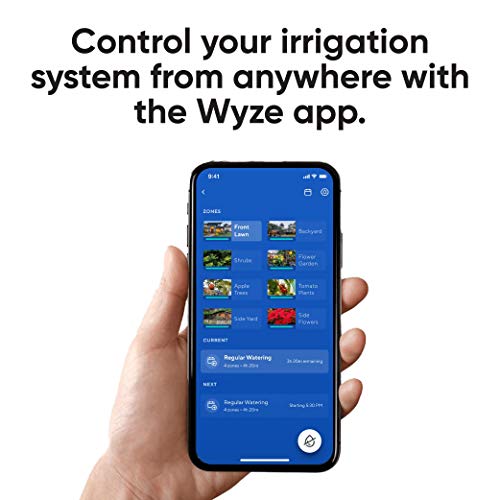 WYZE Sprinkler Controller, 8-Zone WiFi Smart Sprinkler Controller ...