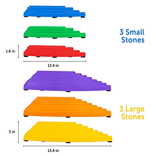 WYZworks Stepping Stones for Kids | Balance Jumping Stone Obstacle...