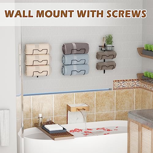 X-cosrack Over Door Towel Rack for Bathroom - Wall Mount Towel Hol...