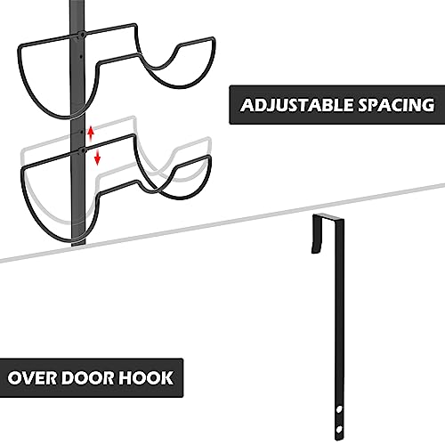 X-cosrack Over Door Towel Rack for Bathroom - Wall Mount Towel Hol...