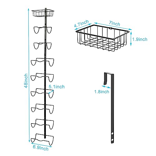 X-cosrack Over Door Towel Rack for Bathroom - Wall Mount Towel Hol...