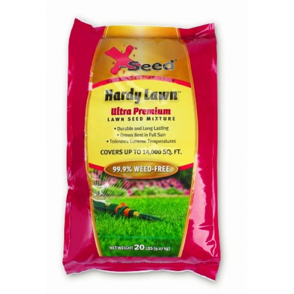 X-Seed Ultra Premium Hardy Lawn Seed Mixture, 20-Pound