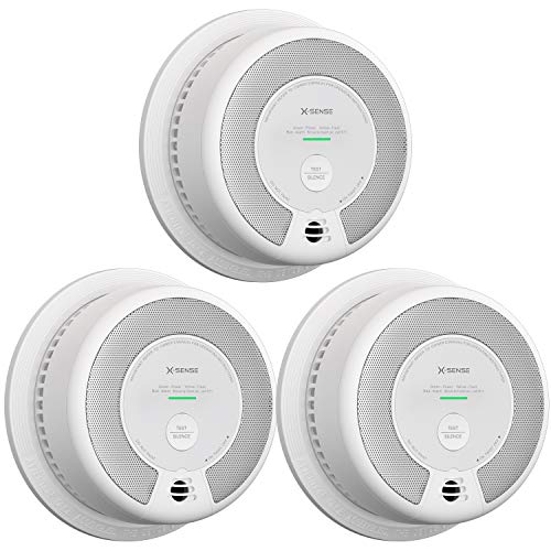 X-Sense 2-in-1 Smoke and Carbon Monoxide Alarm Not Hardwired, 10...