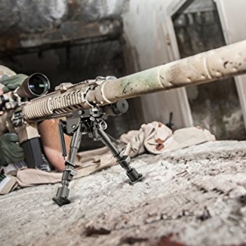 XAegis Carbon Fiber 6- 9 Rifle Bipod with Picatinny Adapter, Car...